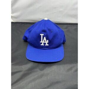 Vintage LA Dodgers Hat Cap Blue Snapback Embroidered Los Angeles MLB YoungAn